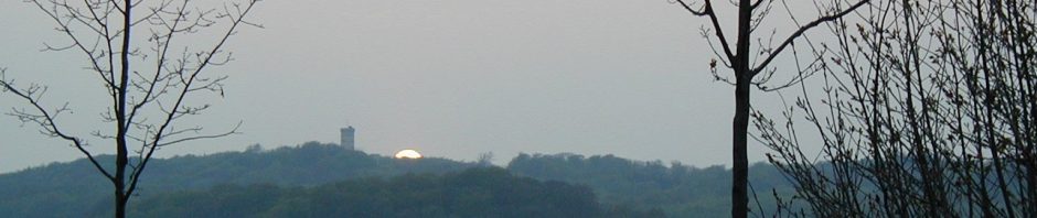Sonnenuntergang über der Granitz