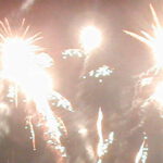 Feuerwerk von der Seebrücke Göhren